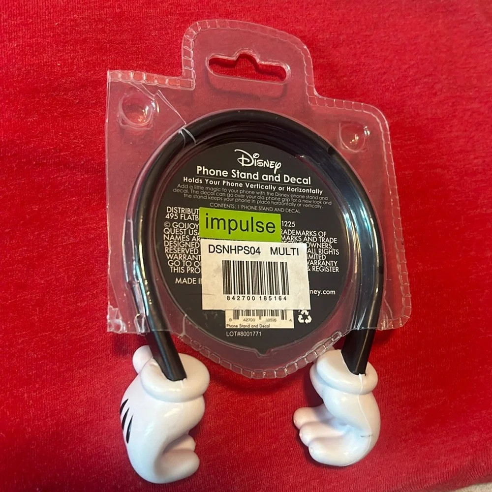 NWT DISNEY MINNIE MOUSE PHONE STAND & DECAL COMBO❤️